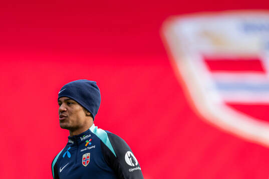 Oscar Bobb of the Norwegian national football team