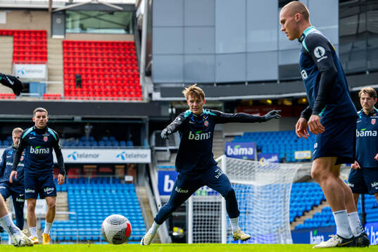 Martin Ødegaard of the Norwegian national football team