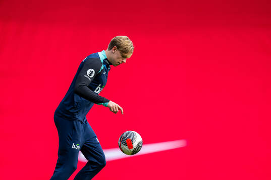 Jesper Daland of the Norwegian national football team