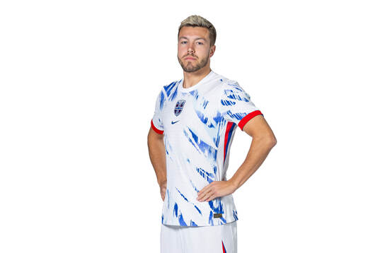 Fredrik André Bjørkan of the Norwegian national football