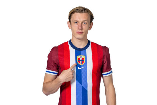 Marcus Holmgren Pedersen of the Norwegian national football
