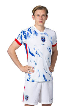 Marcus Holmgren Pedersen of the Norwegian national football