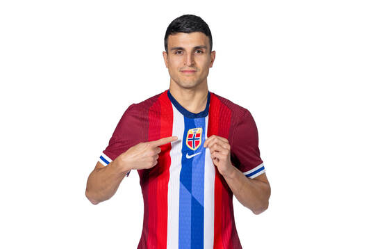 Mohamed Elyounoussi of the Norwegian national football team