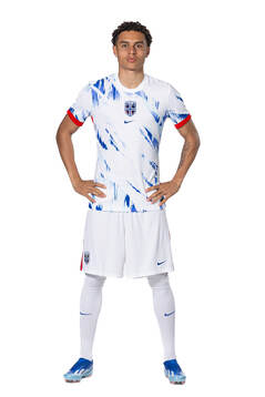 Antonio Nusa of the Norwegian national football team poses