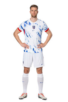 Kristoffer Ajer of the Norwegian national football team