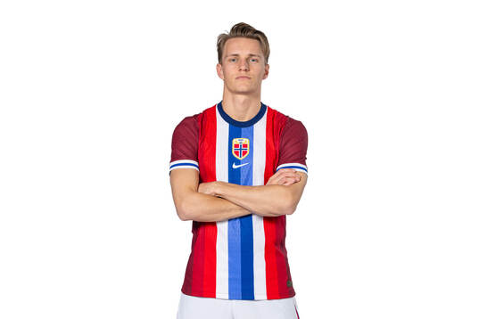 Martin Ødegaard of the Norwegian national football team