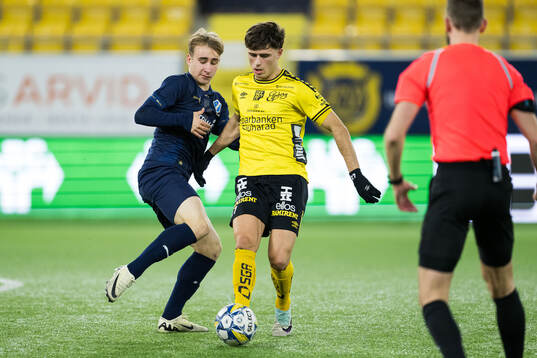 Halmstads Måns Andersson och Elfsborgs Besfort Zeneli
