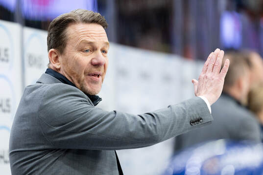 Leksands tränare Charles Berglund