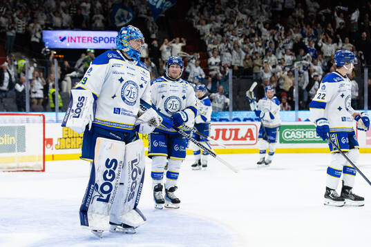 Leksands målvakt Filip Larsson