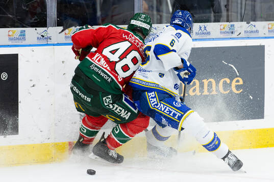 Frölundas Carl Klingberg och Leksands Alexander Lundqvist