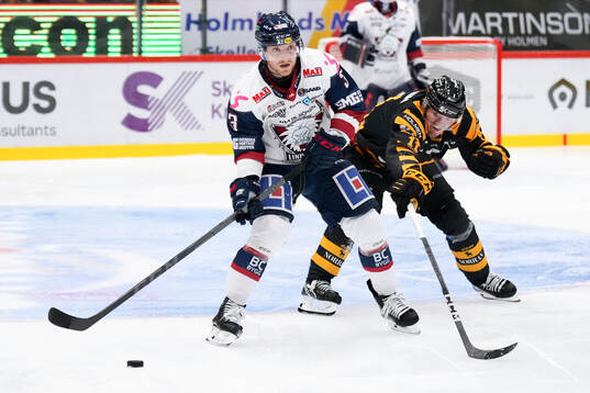 Linköpings Linus Hultström och Skellefteås Max Lindholm