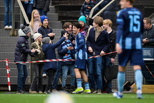 Djurgårdens Ahmed Saeed jublar