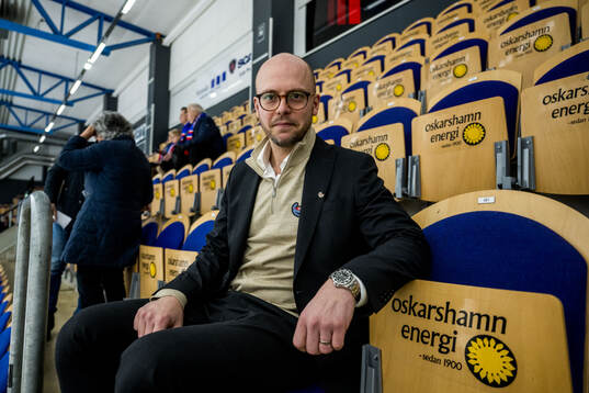 Oskarshamns sportchef Oscar Alsenfelt