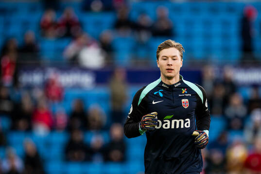 goalkeeper Mathias Dyngeland of Norway