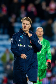 Martin Ødegaard of Norway looks dejected
