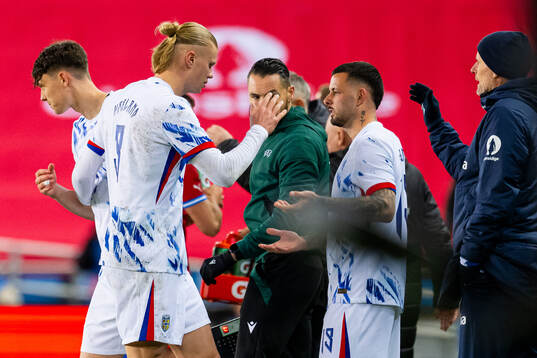 Erling Braut Haaland, Aron Dønnum and Ståle Solbakken,