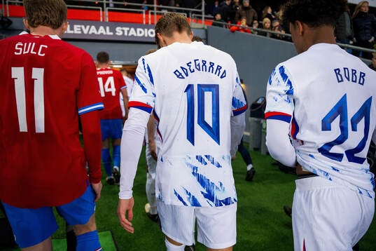 Pavel Sulc of Czech Republic, Martin Ødegaard of Norway