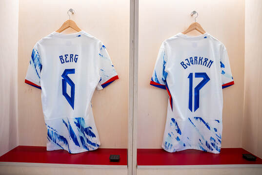 The kits of Patrick Berg and Fredrik André Bjørkan of