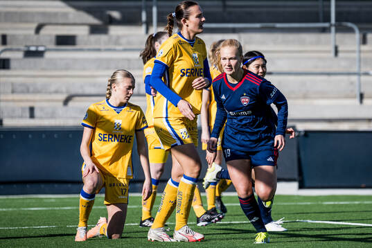FC Rosengårds Sofie Bruun Bredgaard jublar