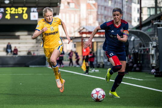 IFK Göteborgs Filippa Andersson och FC Rosengårds Olivia