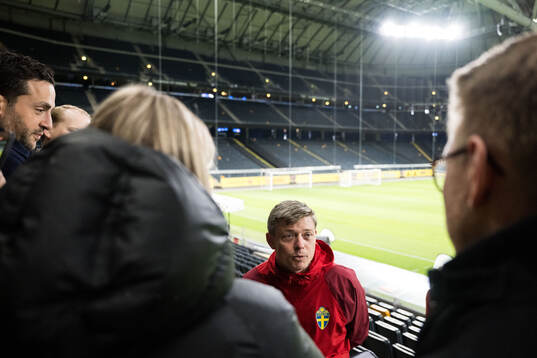 Head coach Jon Dahl Tomasson of Sweden of the Swedish men's