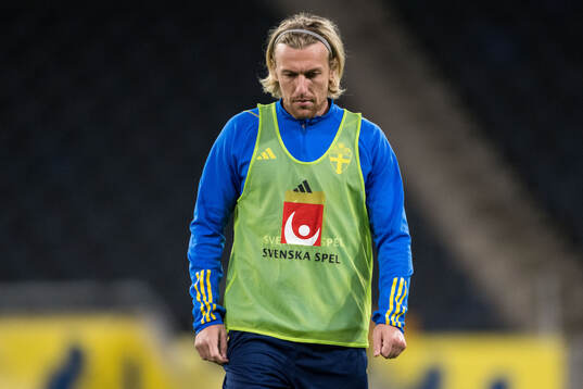 Emil Forsberg of Sweden of the Swedish men's national