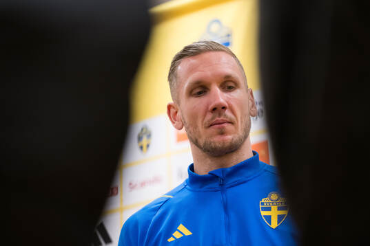 Goalkeeper Robin Olsen of Sweden of the Swedish men's