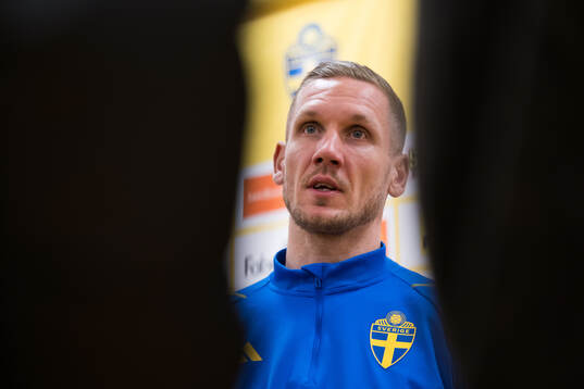 Goalkeeper Robin Olsen of Sweden of the Swedish men's