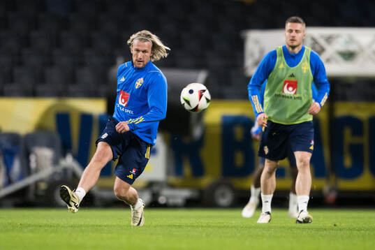 Emil Forsberg of Sweden of the Swedish men's national