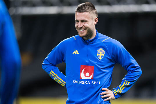 Mattias Svanberg of Sweden of the Swedish men's national