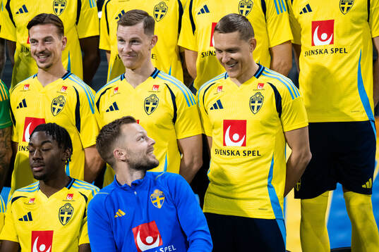 Emil Krafth, Ludwig Augustinsson and assistant coach