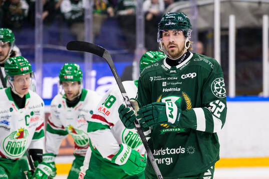 Färjestads August Tornberg deppar