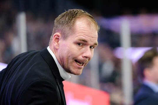 Färjestads tränare Thomas Mitell