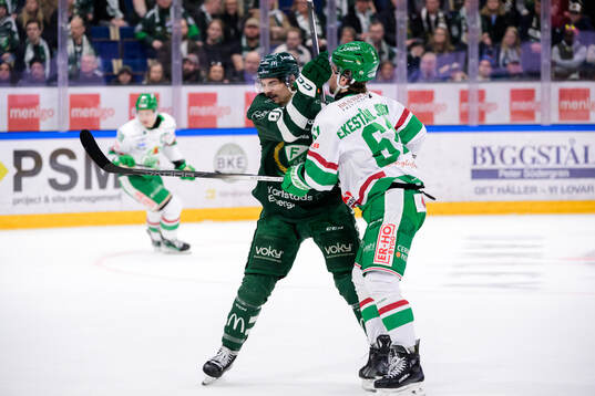 Färjestads David Tomasek och Rögles Lukas