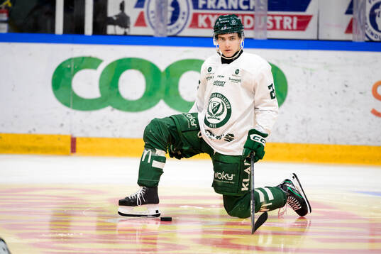 under kvartsfinal två i SHL mellan Färjestad och Rögle