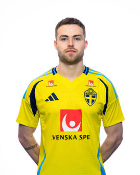 Gabriel Gudmundsson of the Swedish men's national football
