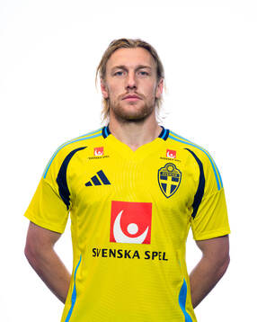 Emil Forsberg of the Swedish men's national football team
