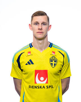 Emil Krafth of the Swedish men's national football team