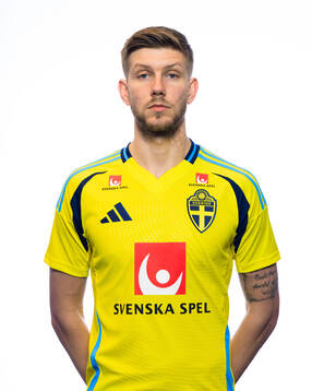 Anton Salétros of the Swedish men's national football team