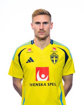 Carl Starfelt of the Swedish men's national football team