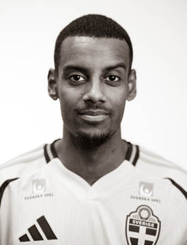 Alexander Isak of the Swedish men's national football team