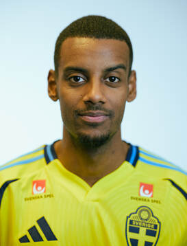 Alexander Isak of the Swedish men's national football team