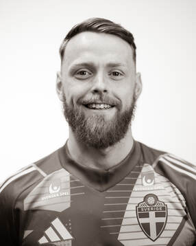 Goalkeeper Viktor Johansson of the Swedish men's national