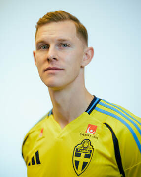 Emil Krafth of the Swedish men's national football team
