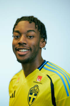 Anthony Elanga of the Swedish men's national football team