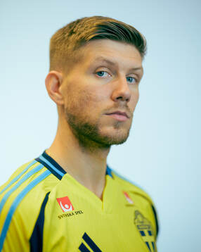 Anton Salétros of the Swedish men's national football team