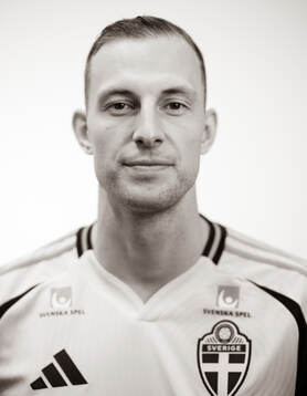 Gustaf Nilsson of the Swedish men's national football team