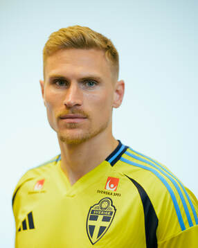 Carl Starfelt of the Swedish men's national football team