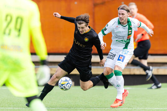 GAIS Axel Henriksson och Varbergs Hampus Zackrisson