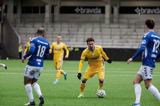 Under fotbollsmatchen i träningsmatchen mellan IFK